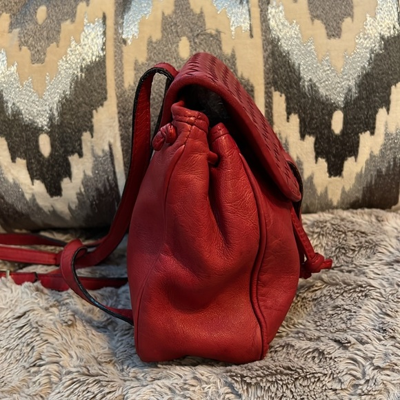 BOTTEGA VENETA RED BACKPACK - Picture 6 of 17